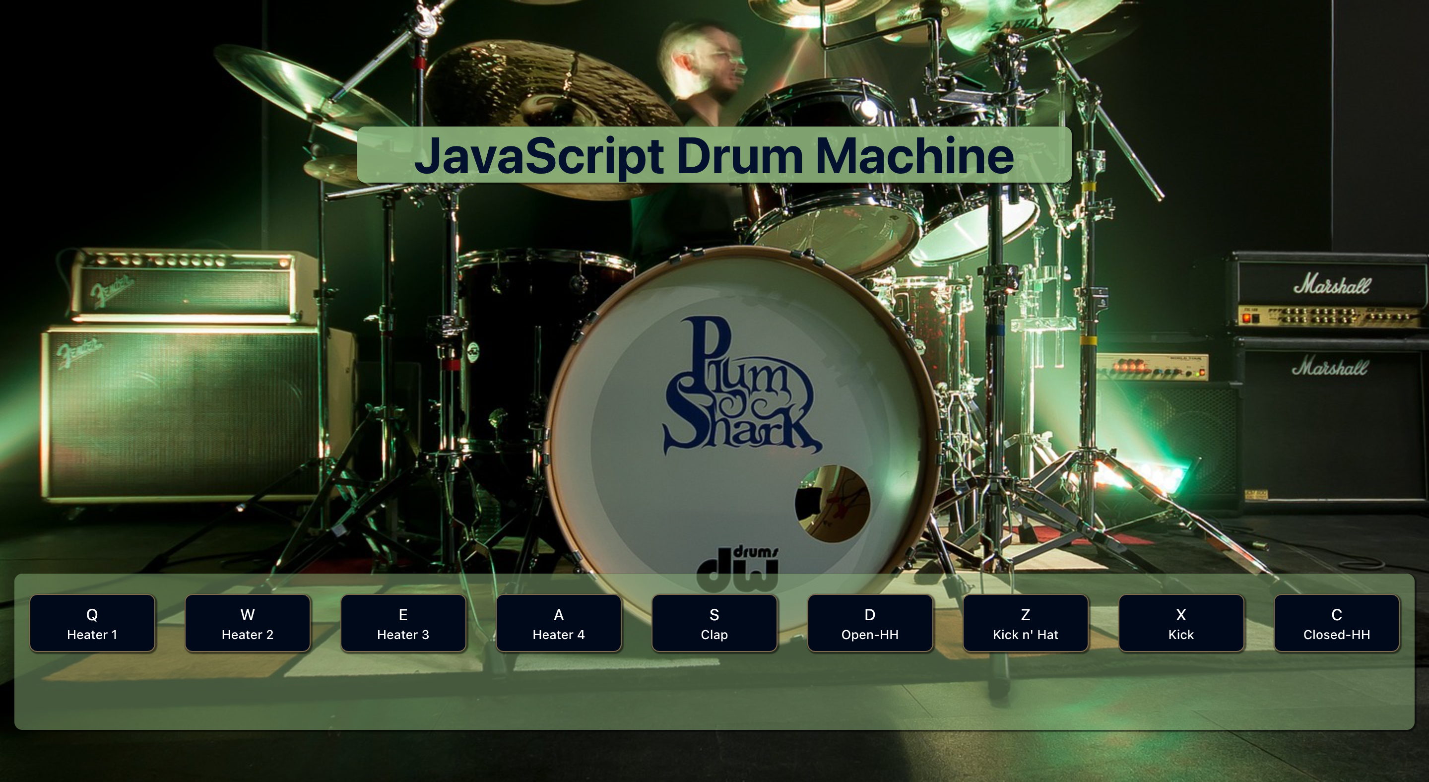 JS Drum Machine