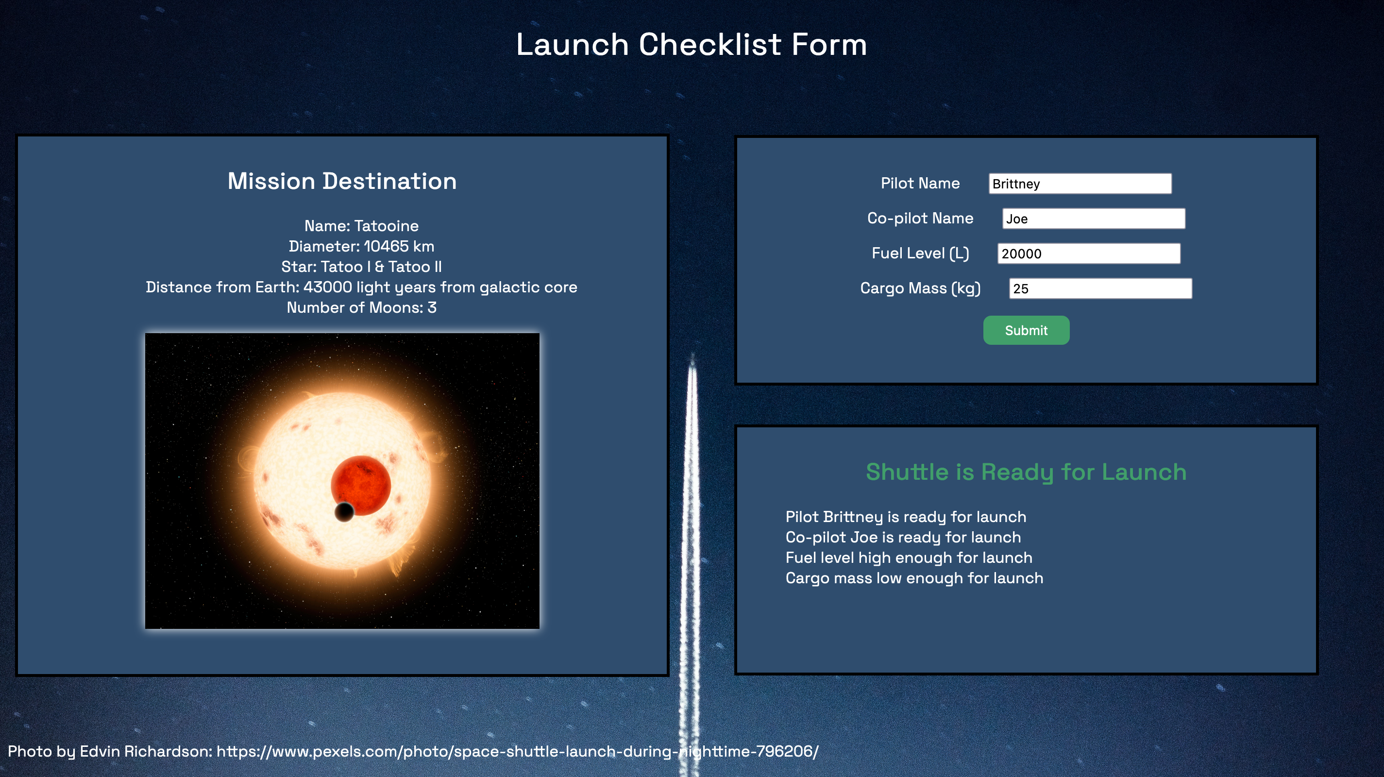 Launch Checklist